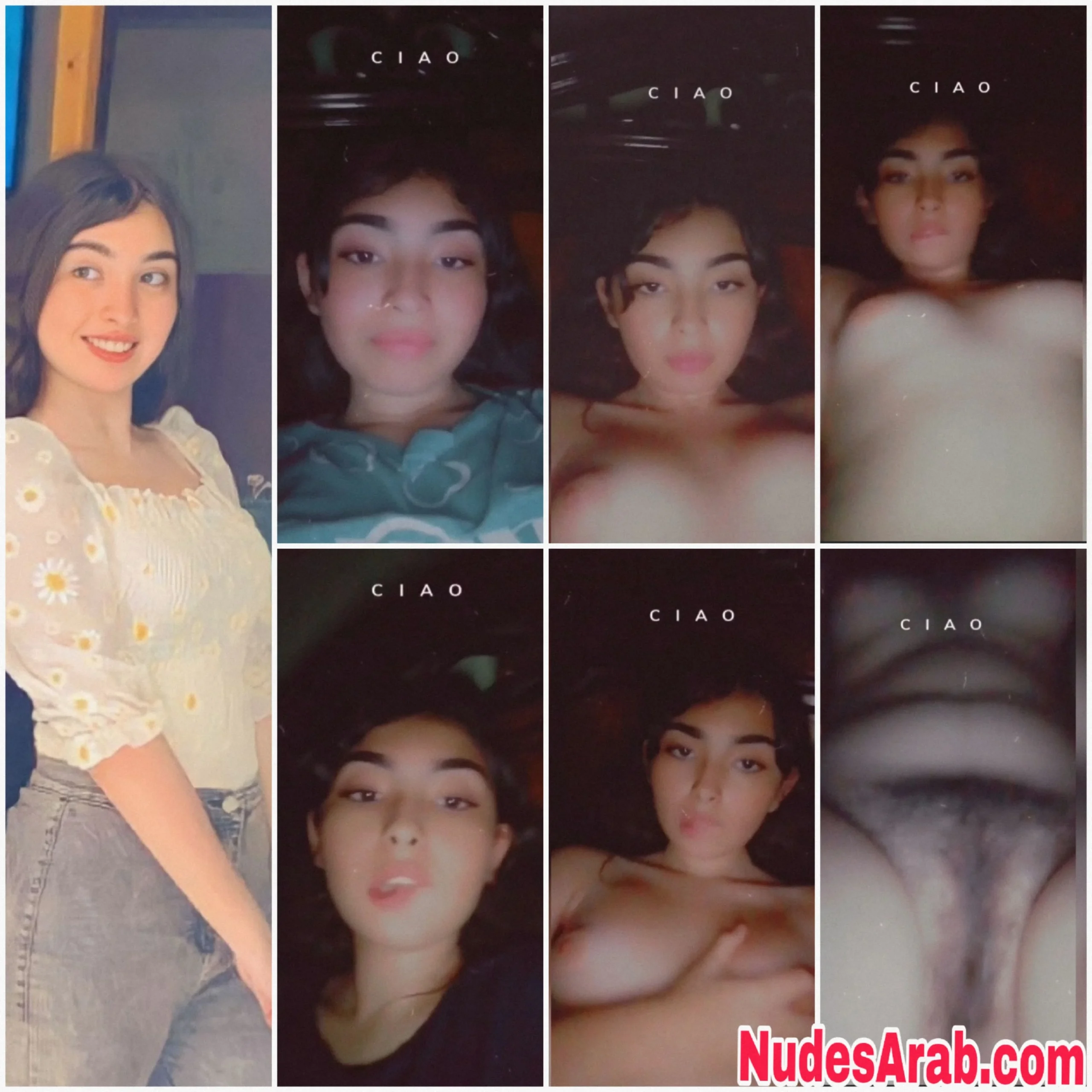 نودز اندر ايدج مصرية تلعب في بزازها و كسها الصغير وتهيج حبيبها